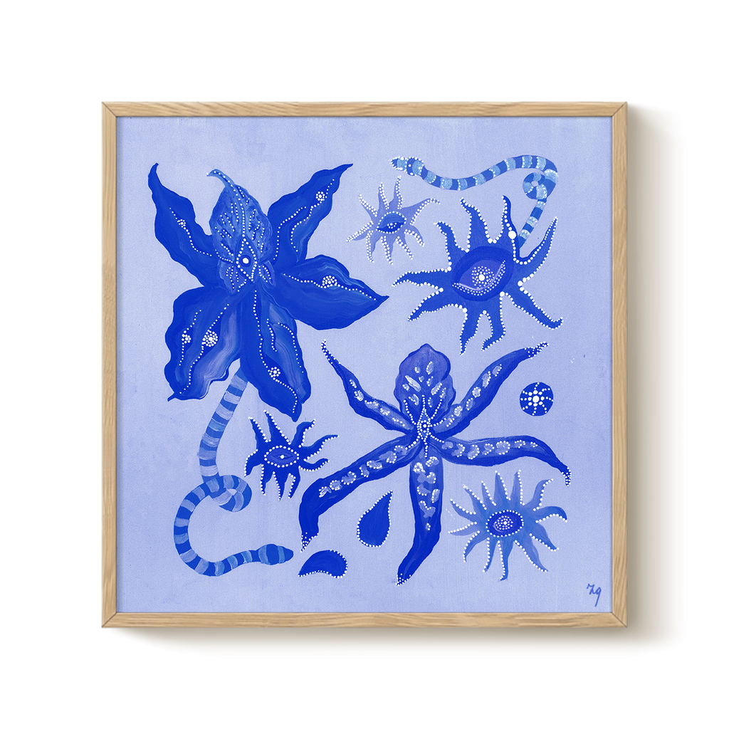 BOTANY OF KNOWING BLUE — Fine Art Print