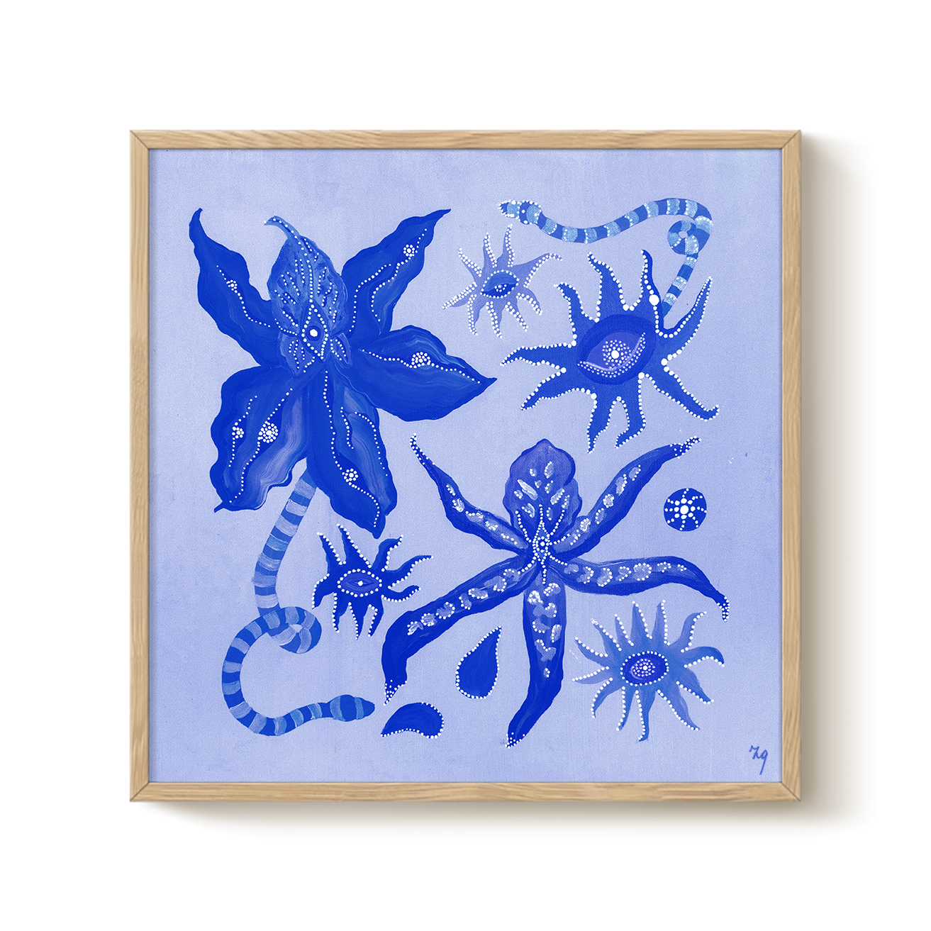 BOTANY OF KNOWING BLUE — Fine Art Print