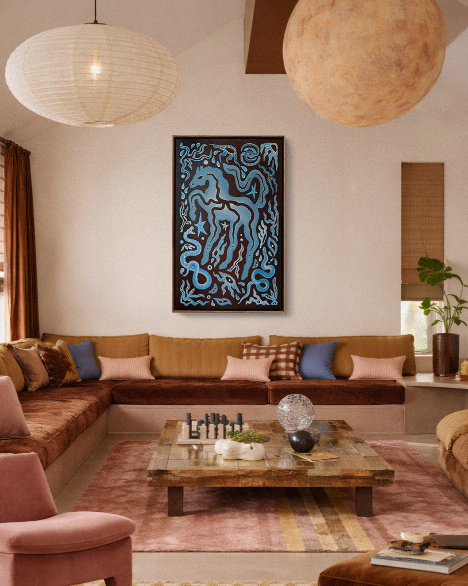 CORE HORSE FREQUENCY — Original Work 90 x 120