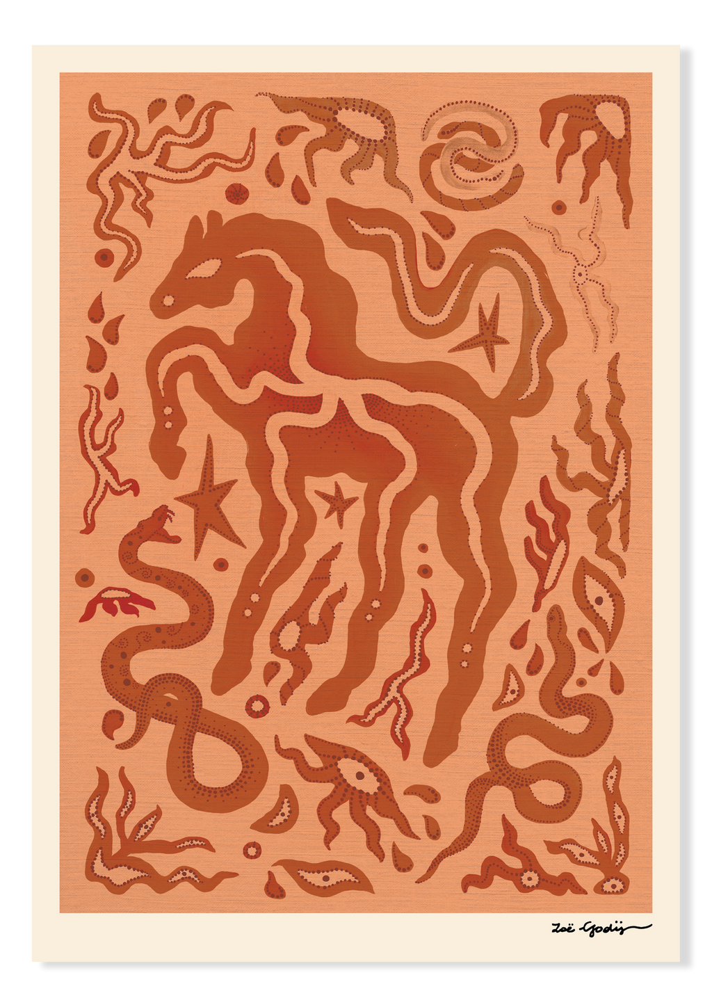 THE SPACE IN BETWEEN TERRACOTTA— Fine Art Print