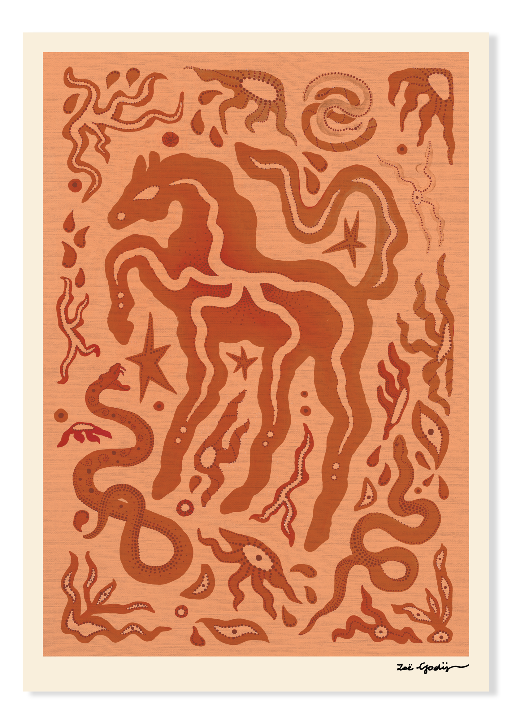 THE SPACE IN BETWEEN TERRACOTTA— Fine Art Print