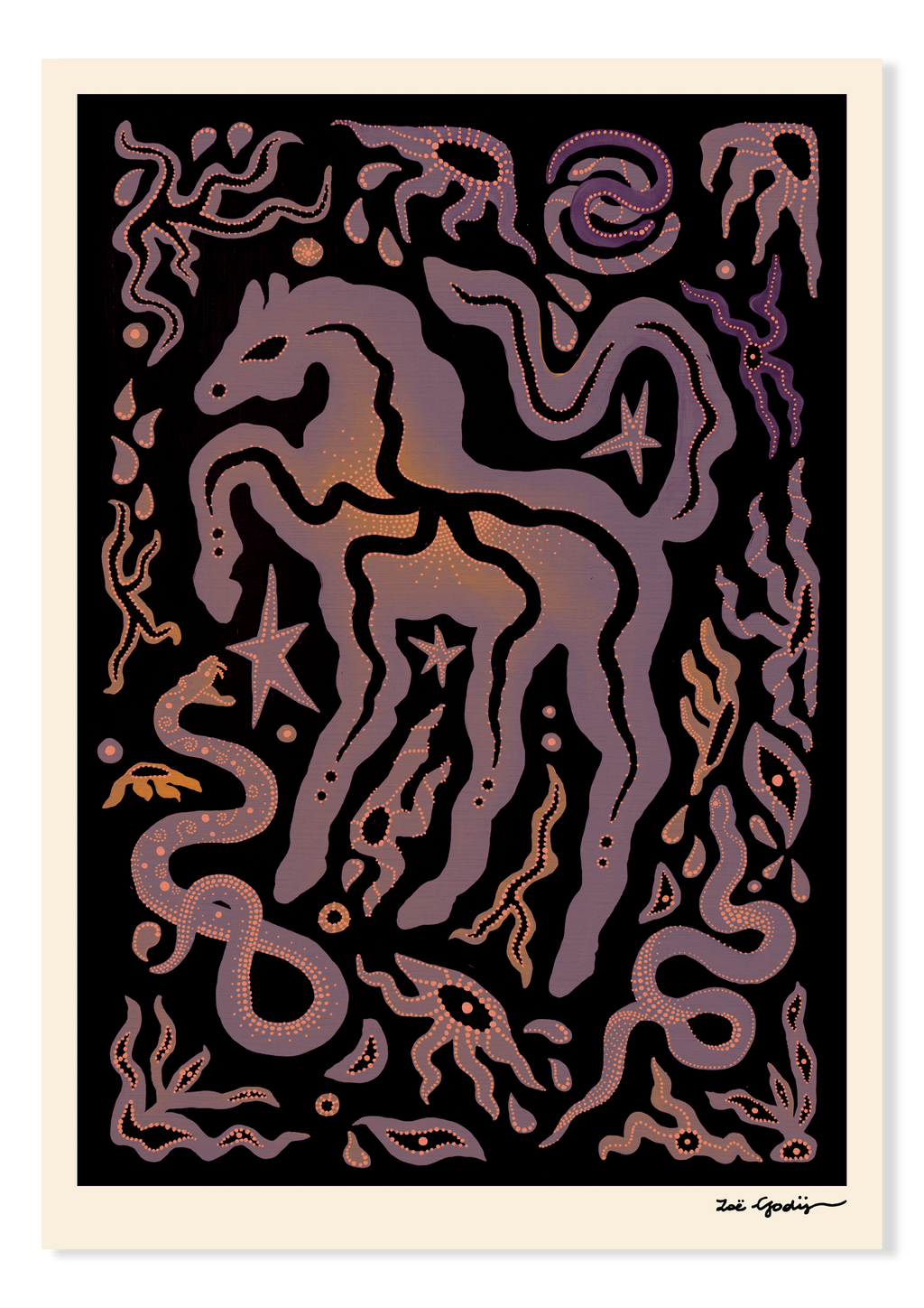 THE SPACE IN BETWEEN  OBSIDIAN— Fine Art Print