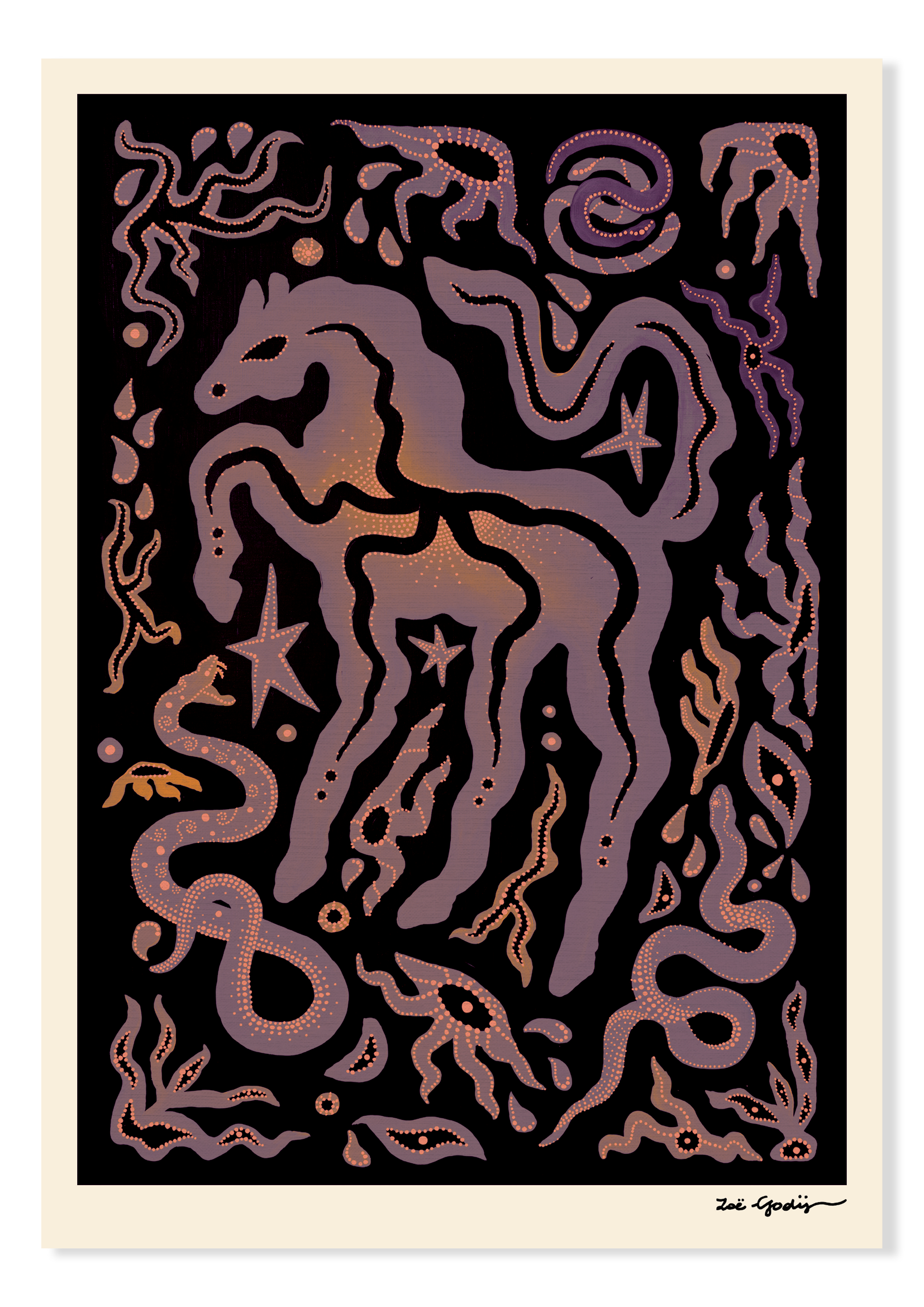THE SPACE IN BETWEEN  OBSIDIAN— Fine Art Print