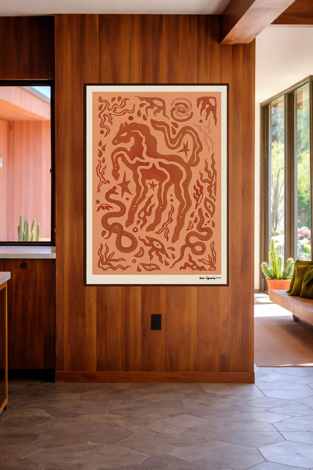 THE SPACE IN BETWEEN TERRACOTTA— Fine Art Print