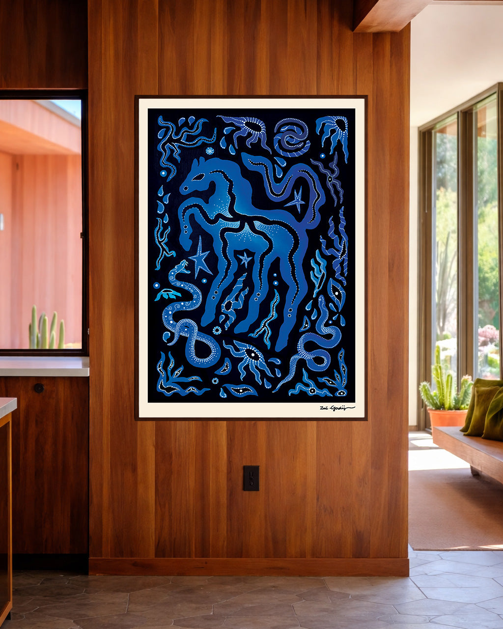 THE SPACE IN BETWEEN BLUE — Fine Art Print