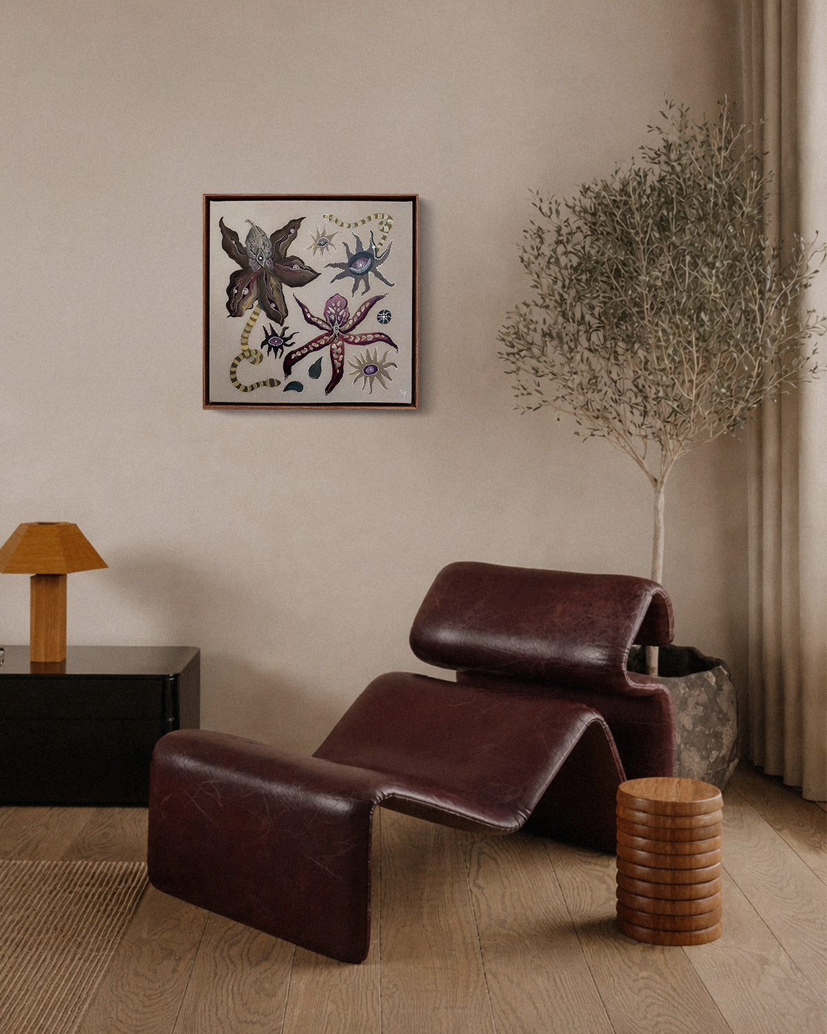 BOTANY OF KNOWING — Original Work 40 x 40