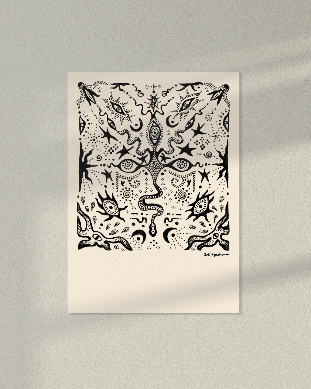 WOMB OF BECOMING — Ink Study