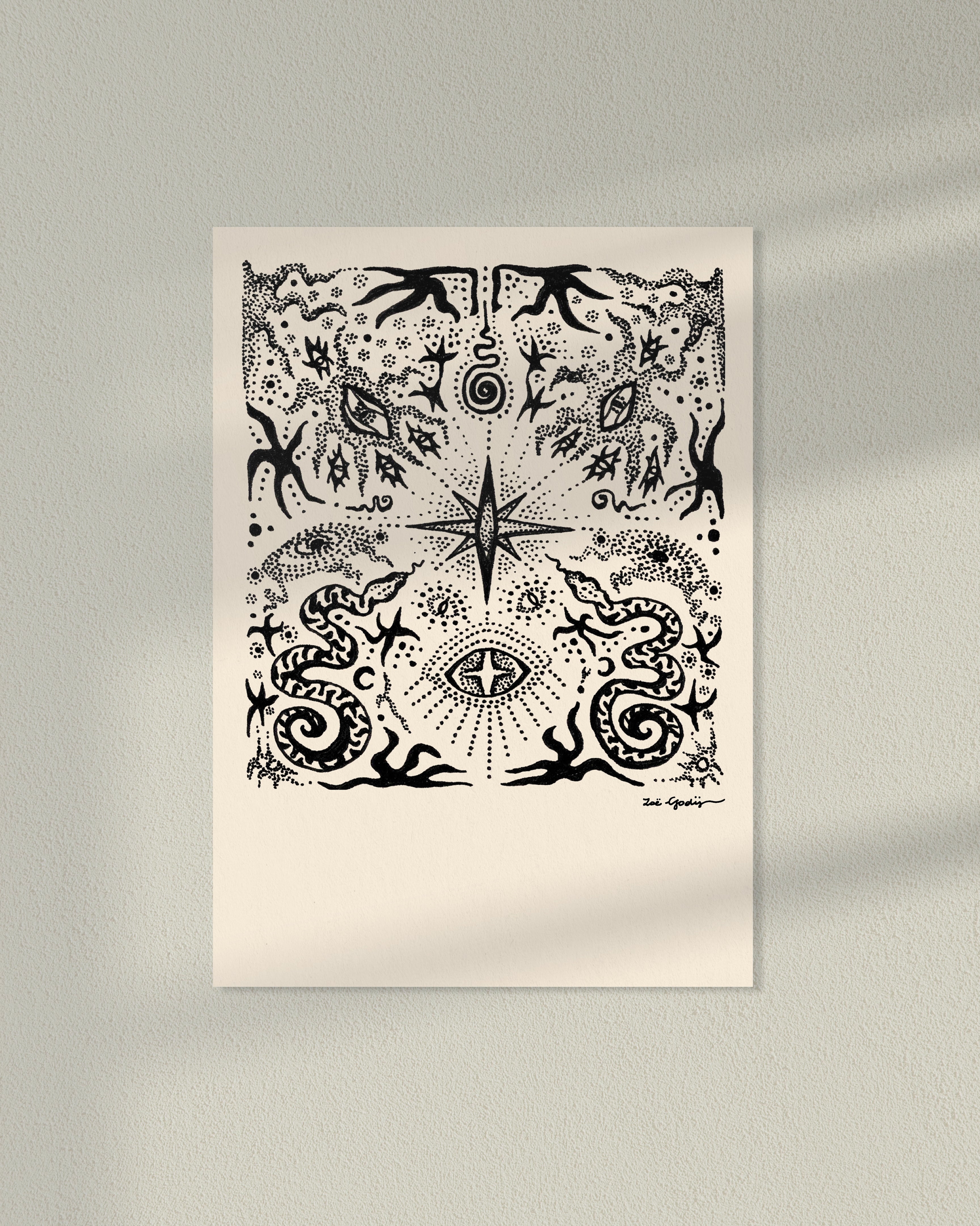 AS ABOVE, SO BELOW — Ink Study