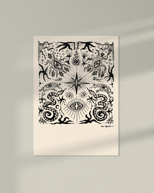 AS ABOVE, SO BELOW — Ink Study