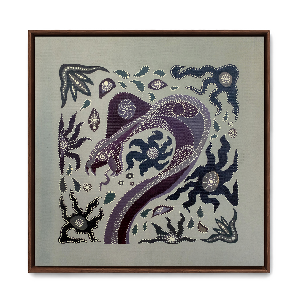THE SERPENT CURRENT  — Original Work 40 x 40