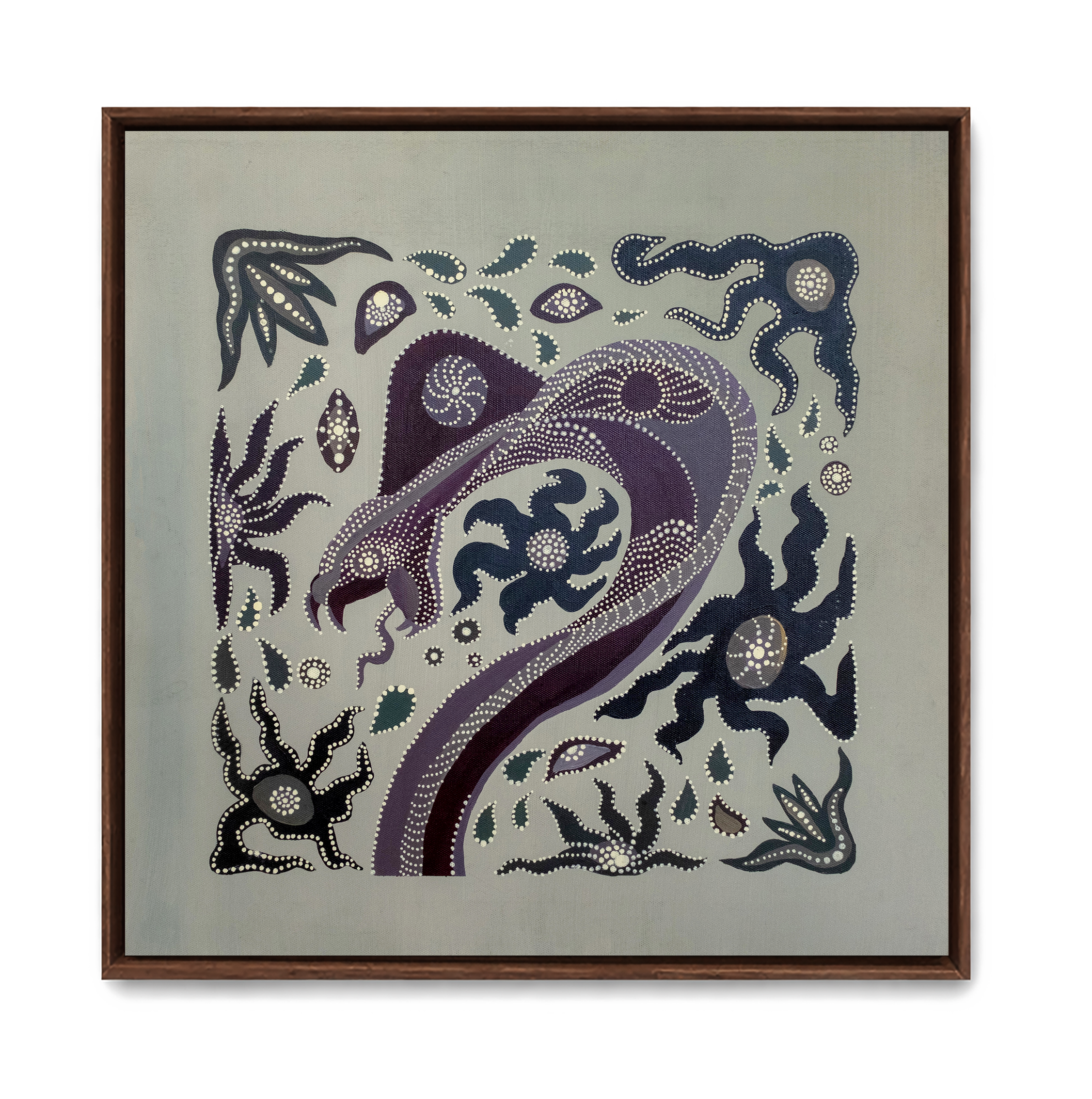 THE SERPENT CURRENT  — Original Work 40 x 40