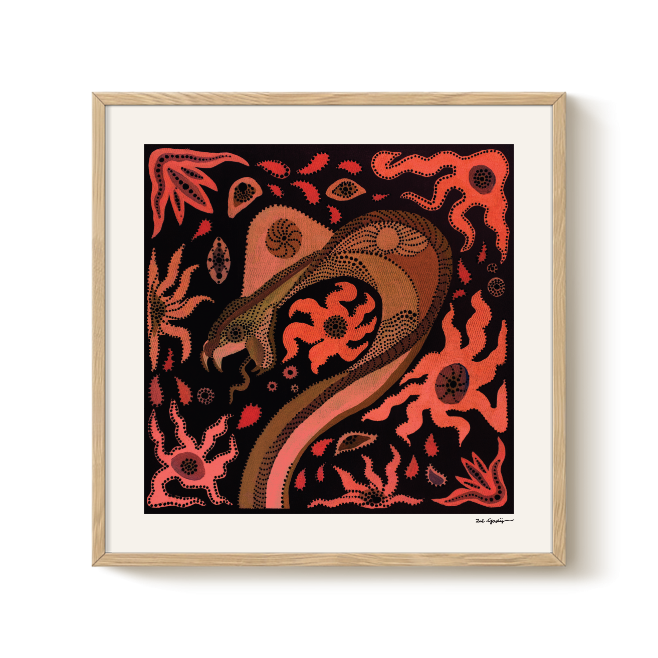 THE SERPENT CURRENT EMBER — Fine Art Print