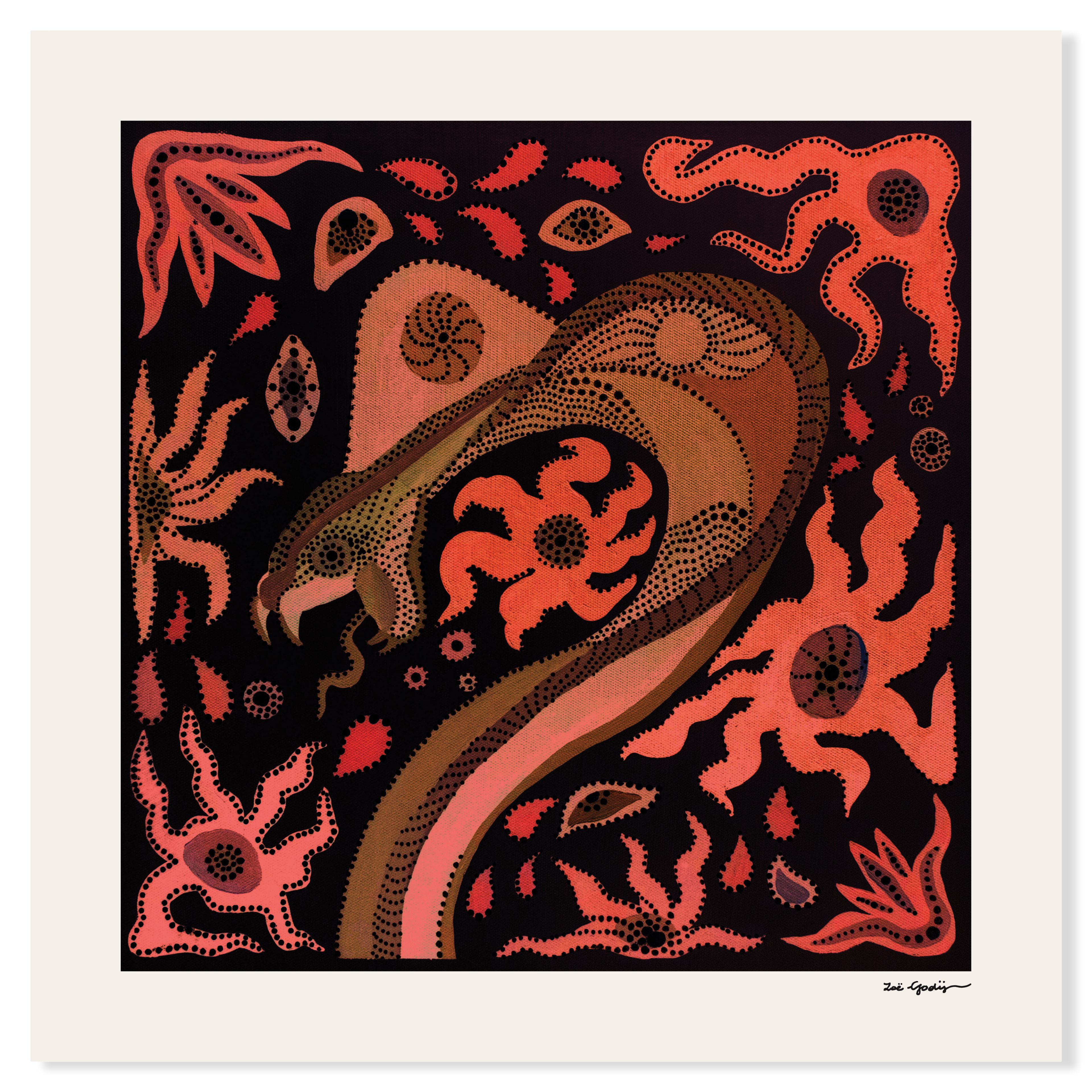 THE SERPENT CURRENT EMBER — Fine Art Print