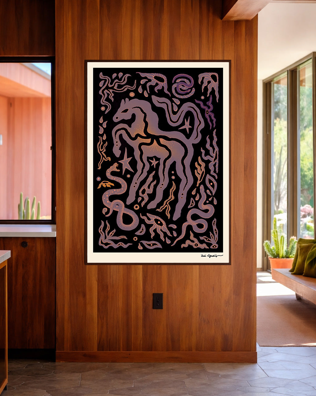 THE SPACE IN BETWEEN  OBSIDIAN— Fine Art Print
