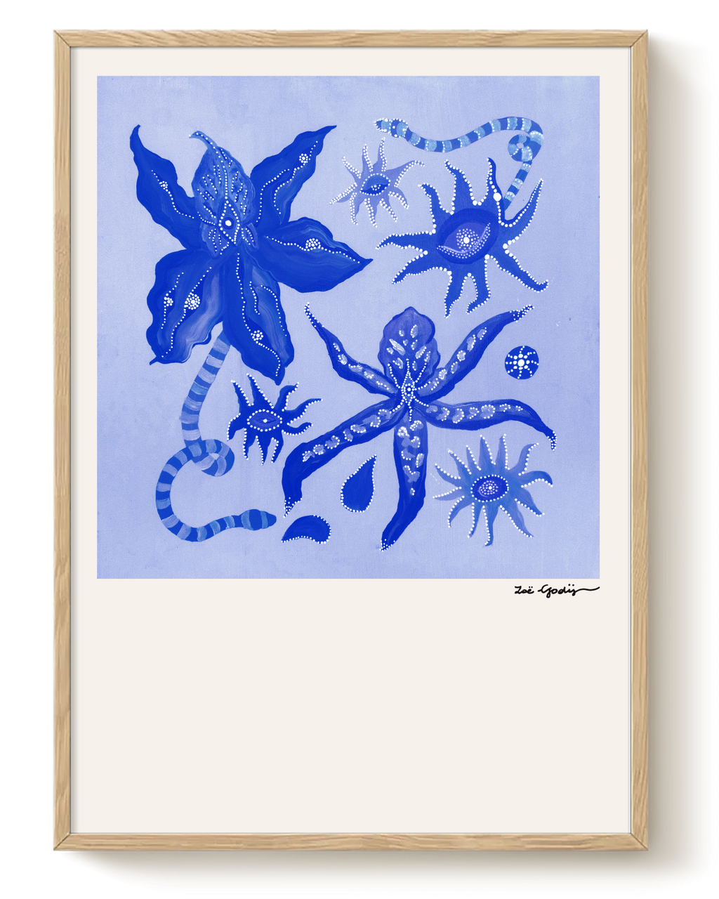 BOTANY OF KNOWING — Fine Art Print (BLUE)