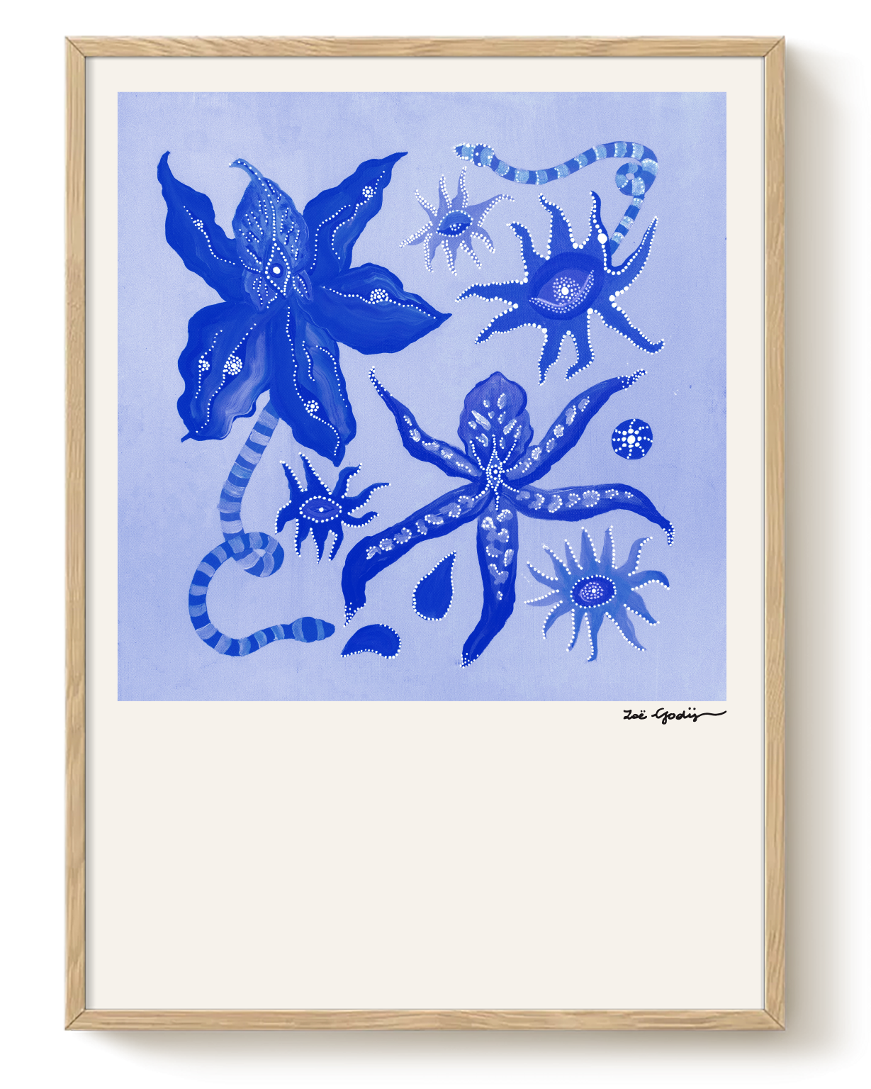 BOTANY OF KNOWING — Fine Art Print (BLUE)