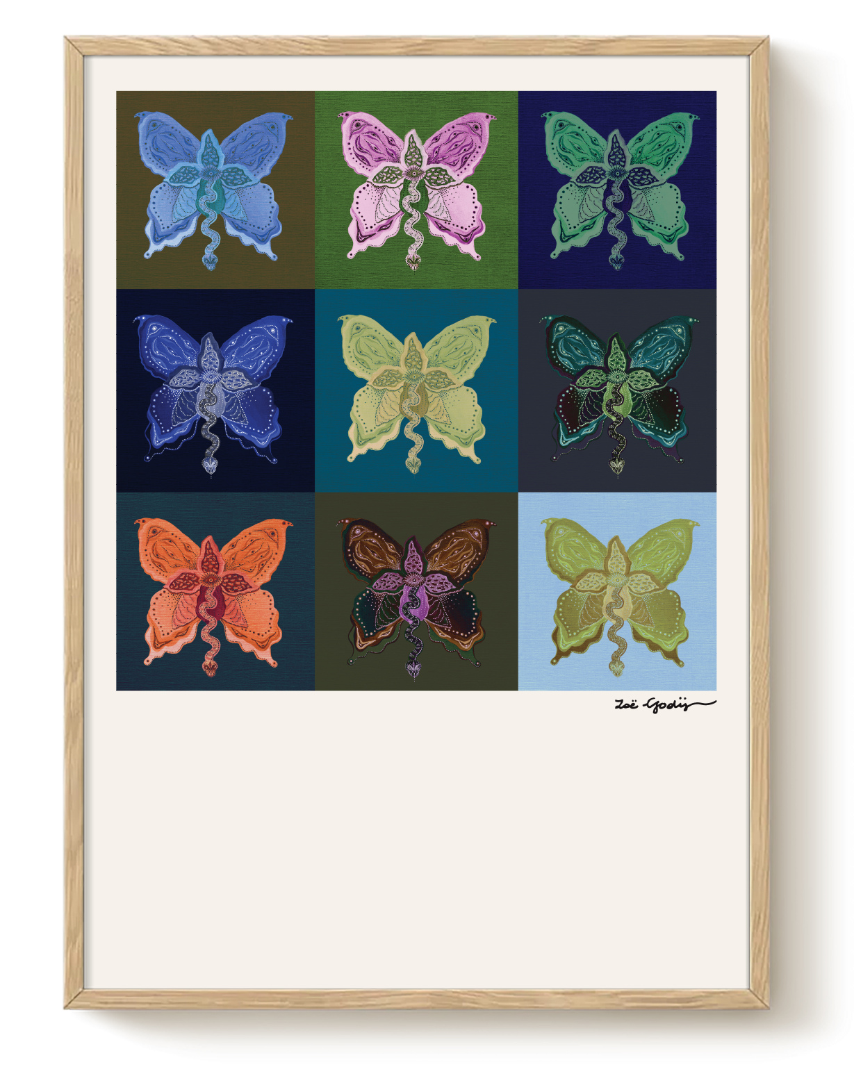 FREQUENCY GRID — Cosmic Butterfly